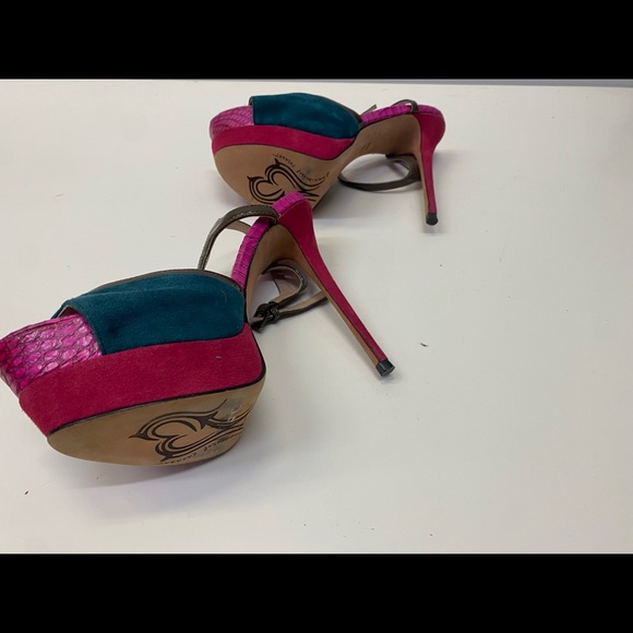 Jean-Michel Cazabat T-Strap Platform Sandel size 35.5 - Picture 5 of 8